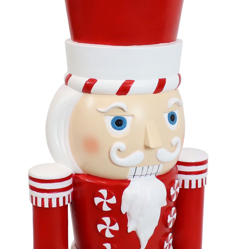 Sunnydaze Alfonso the Noble Large Indoor/Outdoor Nutcracker Statue - Red/White - 36", 6 of 13