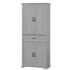 NicBex Tall Bathroom Storage Cabinet,Floor Cabinets with Doors and Drawer,Bathroom Storage Cabinet with Adjustable Shelf - 4 of 4