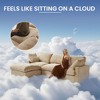Modern V Shaped Sectional Couches for Living Room,100 Inch 5-Seater Chenille Deep Seat Modular Sofa with Ottoman, Cloud Couch for Bedroom - 4 of 4