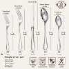 Aoibox 20-Piece Teardrop Silverware Set for 4, 18/10 Stainless Steel Flatware, Modern Cutlery Set for Home, Hotel, Mirror Polished, Dishwasher Safe - 2 of 4