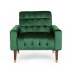 Bourchier Modern Glam Velvet Armchair - Christopher Knight Home - 2 of 4