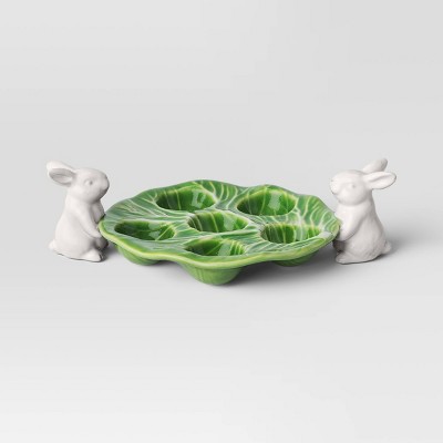 Stoneware Cabbage Egg Serving Platter - Threshold™