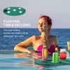 Vynxaria 12' x 5' Lily Pad Floating Mat with Cup Holders - Perfect for Pool & Lake Relaxation - 4 of 4