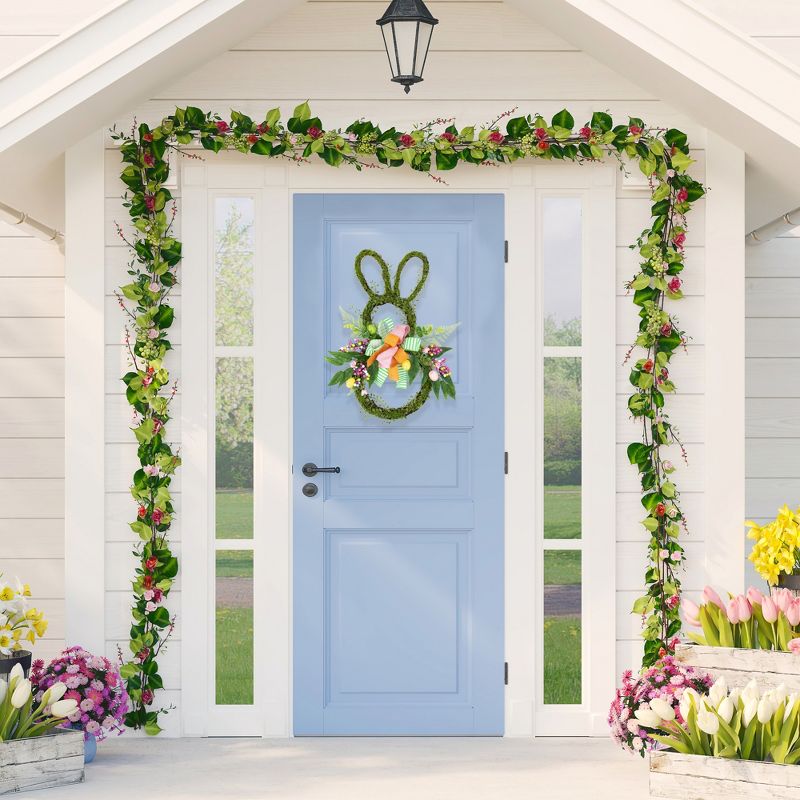 Northlight Twig and Vine Easter Bunny Artificial Wreath - 23", 3 of 12