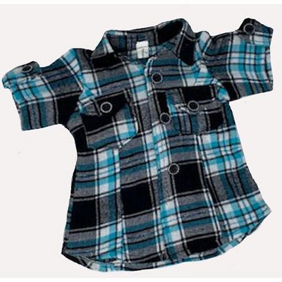 Doll Clothes Superstore Plaid Shirt Style Dress Fits 15-16 Inch Baby Dolls