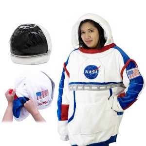 NASA | Astronaut Snugible 2-in-1 Blanket Hoodie & Pillow - 1 of 4