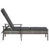 vidaXL Sun Lounger Grey - 4 of 4