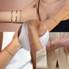 Gold Bracelets for Women, Dainty Stackable Cuff with Beads, Trendy Gift - 4 of 4