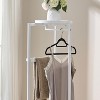 Kings Brand Furniture Suit Valet Stand – Coat Rack with Rods, Storage Trays & Hanger, Freestanding Organizer for Bedrooms & Entryways - 3 of 4