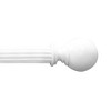 Lumi Home Furnishings Mix and Match Wood Ball Finials White Wood Rod Pole 2ct - 3 of 4