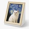Kumasinova Cat Living in Famous Painting,Pet Scratcher Oil Painting Cat House,Vintage Art Picture Frame Cardboard House - 3 of 3