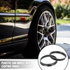 Unique Bargains Plastic 2.88inch OD Car Hub Centric Rings Wheel Bore Center Spacer Black 4 Pcs - 2 of 4