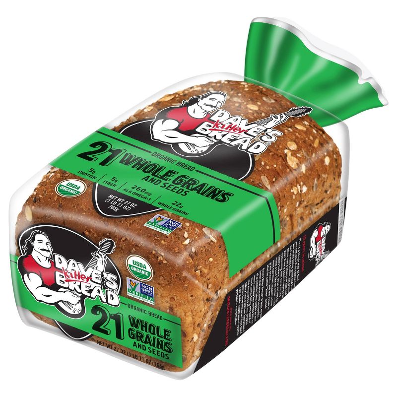 Dave&#39;s Killer Bread Organic 21 Whole Grains and Seed Bread - 27oz, 3 of 8