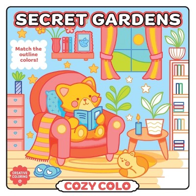Secret Gardens - (Cozy Coloring) by  Marion Blanc (Paperback)