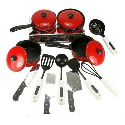 AZ Trading & Import Mini Plastic Kids Cookware Kitchen Set