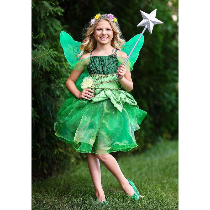 HalloweenCostumes.com Girl's Garden Fairy Costume, 3 of 4