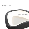 Claxy Led Flush Mount Ceiling Light Black 4000K 10W 8-inch Triangle - 3 of 4