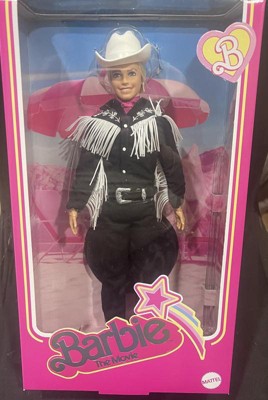 Barbie The Movie Collectible Ken Doll Wearing Black And White Western  Outfit (target Exclusive) : Target