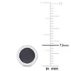 EVERLY JEWELRY | Sterling Silver 5/8 CT TGW Hematite Stud Earrings - 2 of 4
