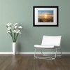 Trademark Fine Art-Chris Moyer 'Pierpont Sunset' Matted Framed Art - 3 of 4