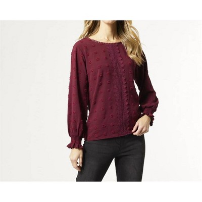 Women's Samara Long Sleeve Swiss Dot Top - COCO + CARMEN