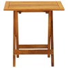 vidaXL Bistro Table 18.1"x18.1"x18.5" Solid Acacia Wood - 2 of 4