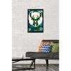 Trends International NBA Milwaukee Bucks - Maximalist Logo 23 Framed Wall Poster Prints - 2 of 4