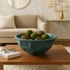 Artistic Decorative Bowl for Coffee Table Decor - Perfect Home Decor Accent for Kitchen Counter and Centerpiece Table Decorations - 7", Blue - 3 of 4