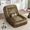 Vynxaria Adjustable Upholstered Human Dog Bed & Bean Bag Sofa with Massage Pillow - 3 of 4