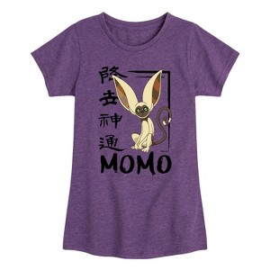 Girls' - Avatar: The Last Airbender - Momo Cute Fitted Short Sleeve Graphic T-Shirt - 1 of 4