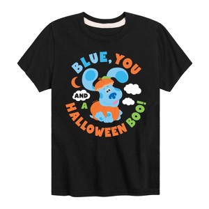 Boys' - Blue's Clues & You! - Blue You And Halloween Boo Short Sleeve Graphic T-Shirt - 1 of 4