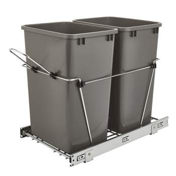 Double 35 Qt. Containers/Full-Extension Slides, RV-18KD-17C S (Rev