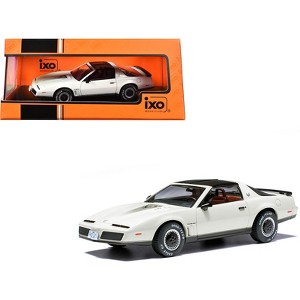 1982 Pontiac Firebird Pearl White with Black Top 1/43 Diecast Model by IXO Models - 1 of 4