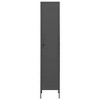 VidaXL Locker Cabinet Anthracite 13.8 in.x18.1 in.x70.9 in. Steel - 3 of 4