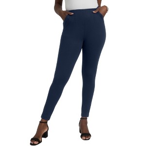 Jessica London Women's Plus Size Sculpt Fit Legging - 1 of 2