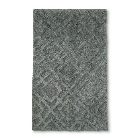 Tufted Lattice Spa Bath Rug - Fieldcrest®