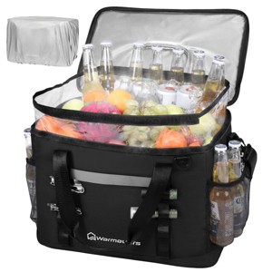 WARMOUNTS 52qt Insulated Cooler Bag 75 Cans Soft Cooler with 2 Compartment - 1 of 4