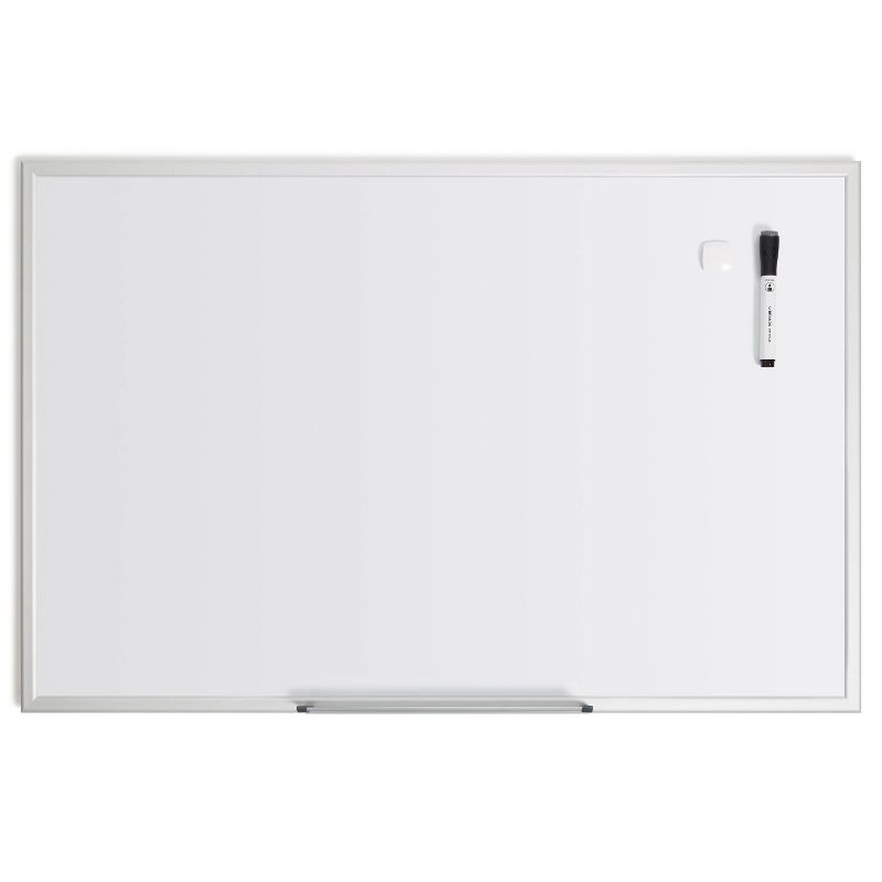 U Brands 23"x35" Magnetic Dry Erase Board with Marker, 5 of 7