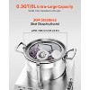 VEVOR Food Processor & Vegetable Chopper, 6.3 Quart Food-Grade Stainless Steel Food Processor Chopper with 2 Extra S-Curve Blades, Silver - 4 of 4