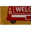 Kate Aurora Fall Harvest Welcome Pumpkin Truck Bristled Outdoor Welcome Mat - 18"x30" - 3 of 3