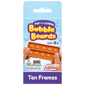 Junior Learning Ten Frames Pop and Learn Bubble Boards