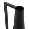 CosmoLiving by Cosmopolitan Set of 2 Metal Slim Vase with Handles Black: Modern Amphora Style, Tabletop Decor, Spot Clean - 3 of 4