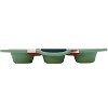 Starfrit 12-Cup Silicone Muffin Pan with Integrated Metal Frame, Sage Green - 3 of 4