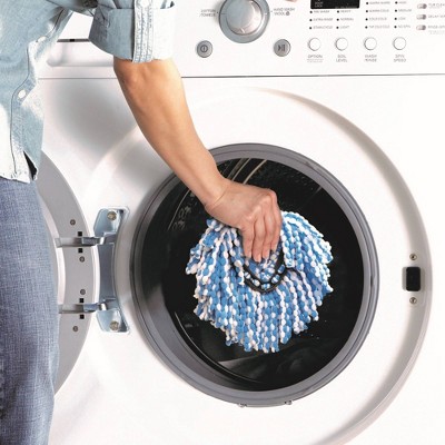 O-Cedar EasyWring RinseClean Spin Mop with Dual-Chamber Bucket