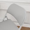 TackView Metal Folding Dining Chairs with Padded Cushion and Back, Indoor Portable Stackable Seat, for Dining Room, Banquet Party - 4 of 4