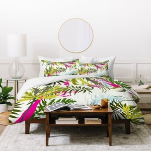 Iveta Abolina Josette Morning Leaf Duvet Set - Deny Designs - 1 of 4