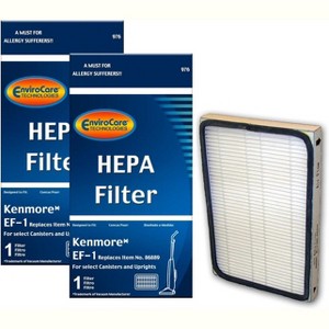 Kenmore Vacuums using the EF-1 filters. HEPA Vacuum Cleaner Filter 2 filters - 1 of 4