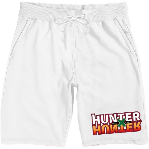 Hunter X Hunter Logo Men's White Sleep Pajama Shorts - image 1 of 4