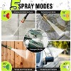 LWQ Pressure Washer, Power Washer with 4 Nozzles and Foam Cannon, High Pressure Cleaning Machine for Cars, Driveways, Fences, Patios, Home Cleaning - 3 of 4