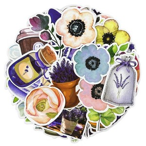 Wrapables Waterproof Vinyl Stickers for Water Bottles, Laptop, Phones, Skateboards, Decals for Teens - 1 of 4